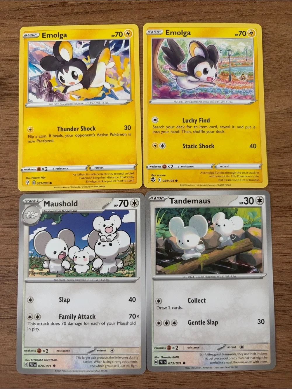 ⚡ Cute Critters Pokémon Card Lot | Morpeko Pawmi Emolga Dedenne Maushold ✨5/$25✨